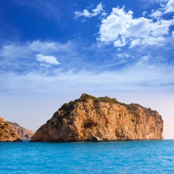 Javea Isla del Descubridor Xabia in Mediterranean Alicante at Spain