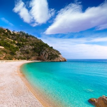 Javea La Granadella beach in Xabia Alicante Mediterranean Spain