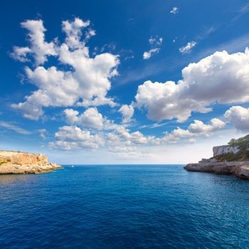 Majorca Cala Figuera in Santanyi Mallorca Balearic islands of spain