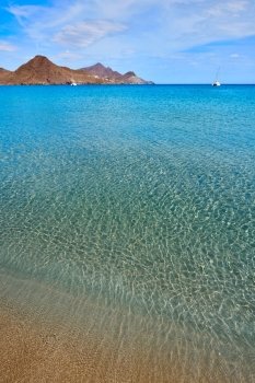 Almeria Playa de los Genoveses beach in Cabo de Gata Spain