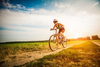 Women on the nature of riding a bike