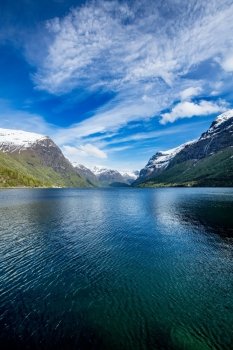 Beautiful Nature Norway natural landscape.