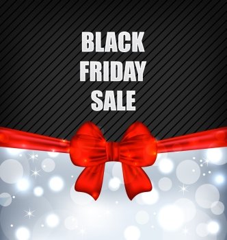 . Illustration Advertising Background for Black Friday Sales  - Vector