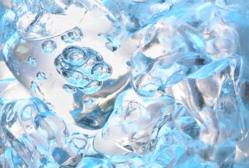 background of ice and water