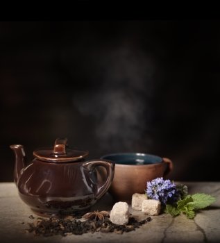Teapot And Cup Of Tea