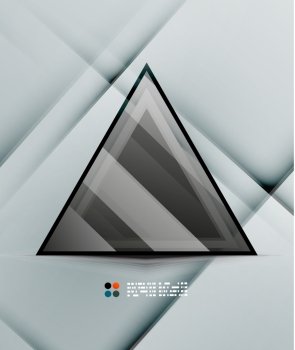 Vector black arrow paper modern design