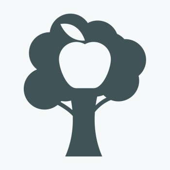 tree and the apple icon