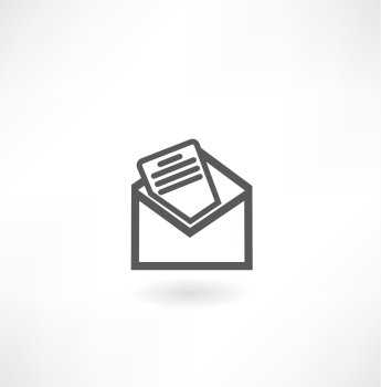 Vector envelope icon