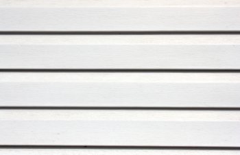 Texture of white painted wooden lining boards
