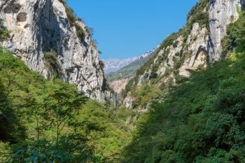 Gorge in the Alpes-Maritimes, France
