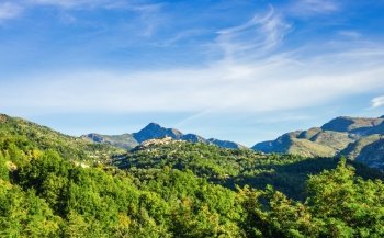 Mountains Provence Alpes Cote d’Azur, France.