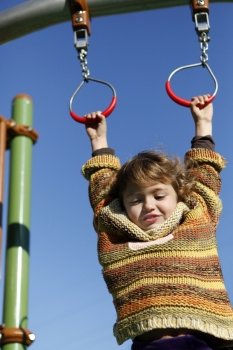 Child in a playground