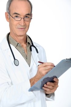 Middle-aged male doctor