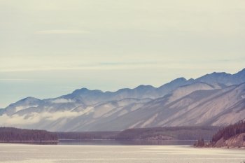 Serenity lake in Canada