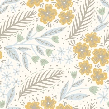 vector floral seamless pattern 