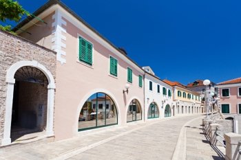 Street in Old Town, Herceg Novi, Montenegro