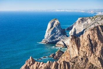 Cabo da Roca (Cape Roca) is a cape which forms the westernmost extent of mainland Portugal and continental Europe 