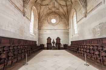 The Convent of the Order of Christ interior, Tomar, Portugal