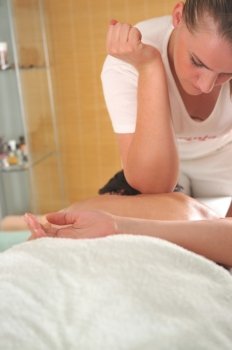 massage at the spa, wellness and beauty  center