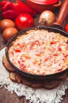 Hungarian cuisine - letcho ingredients and dish