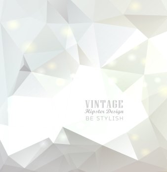 Abstract white  colorful polygonal background/ triangles background for your design/ Geometrical vector