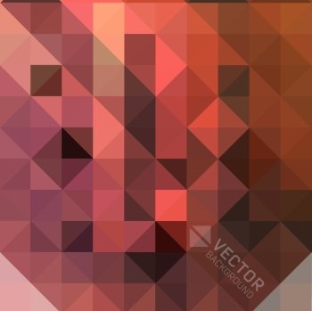 Abstract Background / retro mosaic banner can be used for invitation, congratulation or website layout vector