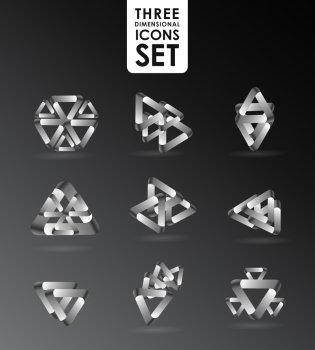 Business design elements  icon set, three dimensional quality icon  with a lot of variety ideal for business , flayer and presentation.