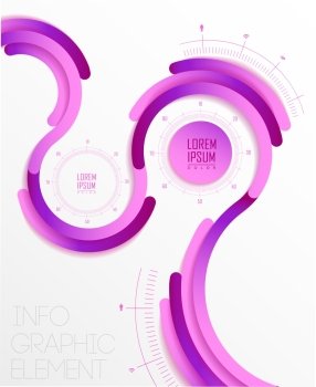 Business Infographics. Line elements can be used for workflow layout, banner, step up options,  number options,  web template