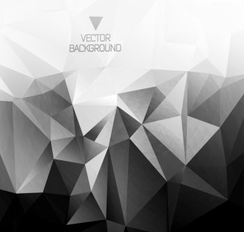 Polygonal background.Crystal and triangles, low poly illustration