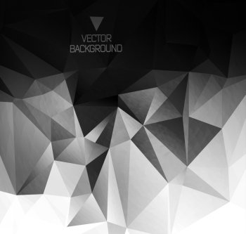 Polygonal background.Crystal and triangles, low poly illustration
