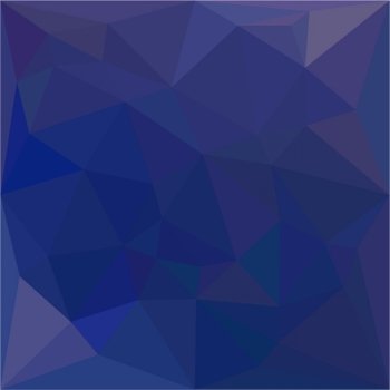 Low polygon style illustration of a blue sapphire abstract geometric background.. Blue Sapphire Abstract Low Polygon Background
