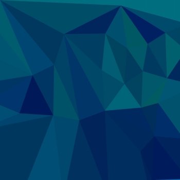 Low polygon style illustration of a medium teal blue abstract geometric background.. Medium Teal Blue Abstract Low Polygon Background