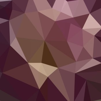 Low polygon style illustration of a deep tuscan red purple abstract geometric background.. Deep Tuscan Red Purple Abstract Low Polygon Background
