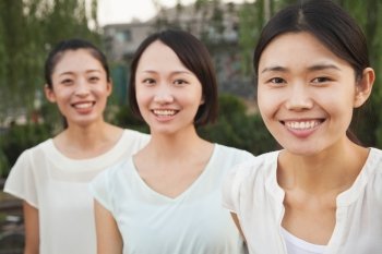 Three Young Women - Portrait