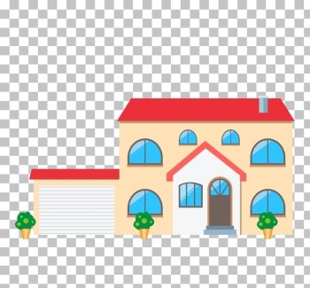 Real estate concept. Small house. House icon. Isolated house. Home house in flat design style. Colorful residential houses. Home, building, house exterior, real estate,  family house, modern house