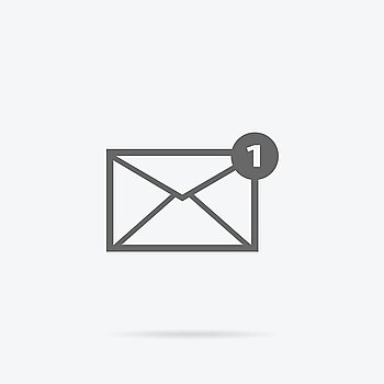 Envelope mail message design linear. Message and email, letter and envelope icon mail, envelope template, internet linear message, send or receive message, correspondence vector illustration