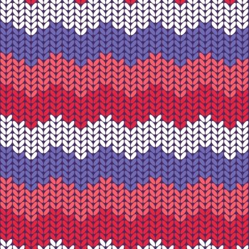 Seamless knitted pattern.  Seamless pattern can be used for wallpaper, pattern fills, web page background. Vector illustration.