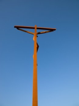 the new cross of Fatima, Portuguese famous place of worship