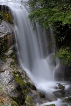 river waterfall in the portuguese national park