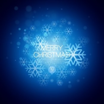 Vector Christmas background with snowflakes  EPS 10. Vector Christmas background with snowflakes