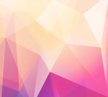 Vector Abstract retro low poly background pink color