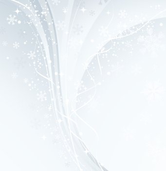 Vector illustration  White Christmas banner with snowflakes. White Christmas banner with snowflakes