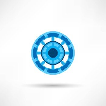 Cyber eye symbol icon