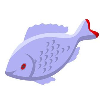 Catch fish icon isometric vector. Fishing hobby. Seafood angling industry. Catch fish icon isometric vector. Fishing hobby