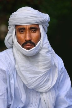 Arabic Muslim in traditional dress