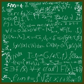 math background on brown board