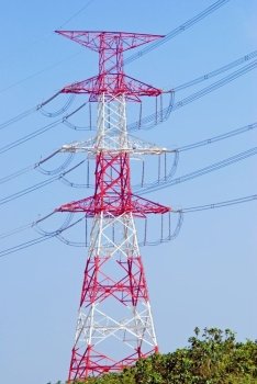 Electric power transmission, Taiwan, East Asia