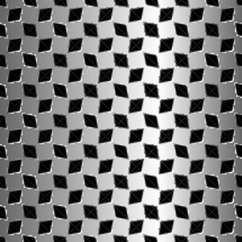 metallic diamonds texture, abstract seamless pattern; vector art illustration