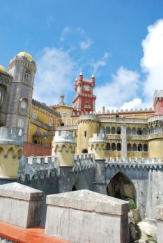 famous palace and one of the seven wonders in Portugal