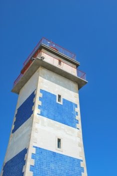 lighthouse architecture in Cascais, Portugal